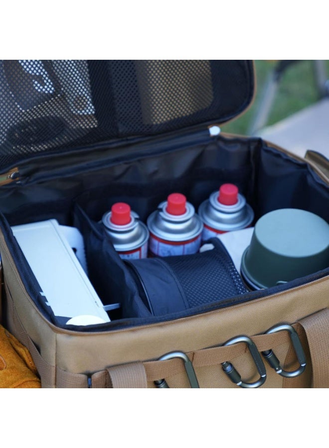 Healife Camping Organizer Bag - Camping Cookware Organizer Tote Bag - 30L Duffel with Ergonomic Handle, Waterproof Container for Barbecue Picnic Moving Drinks Pot - Image 3