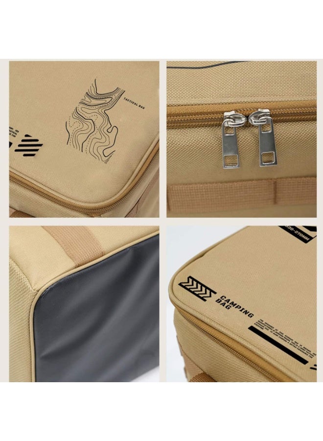 Healife Camping Organizer Bag - Camping Cookware Organizer Tote Bag - 30L Duffel with Ergonomic Handle, Waterproof Container for Barbecue Picnic Moving Drinks Pot - Image 2