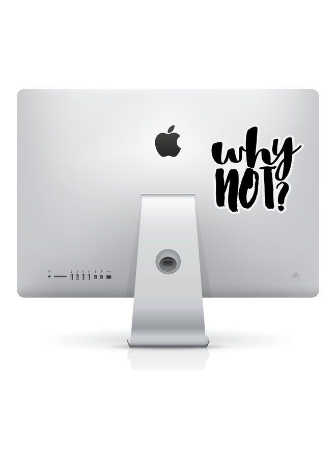 RKN Why Not Vinyl Sticker For College Stationary Notebook 6inch - Image 1