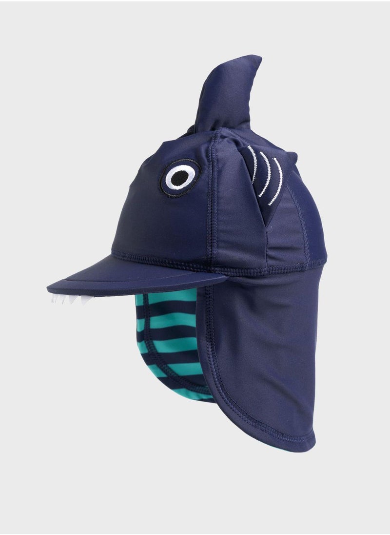 mothercare Novelty Shark Sunsafe Keppi Hat  - Image 1