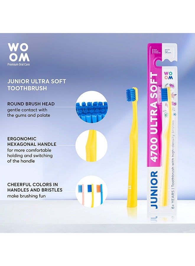 Woom Toothbrush Kids Junior 4700 Ultra Soft - Image 4