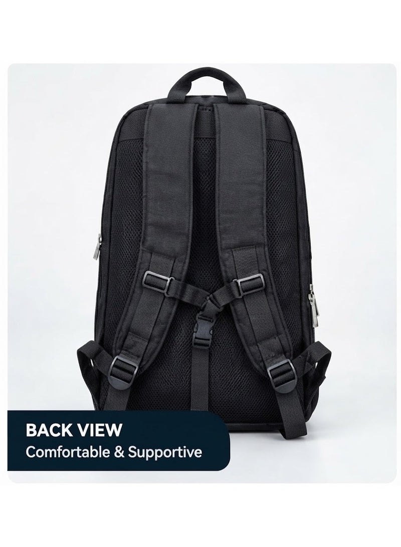EYEZOOP Sports Backpack for Men & Women, Large Travel & Laptop Backpack with Multiple Compartments, Spacious Storage, Durable Everyday Daypack for Gym, Work, College, Business, Outdoor Activities & Travel - Image 2