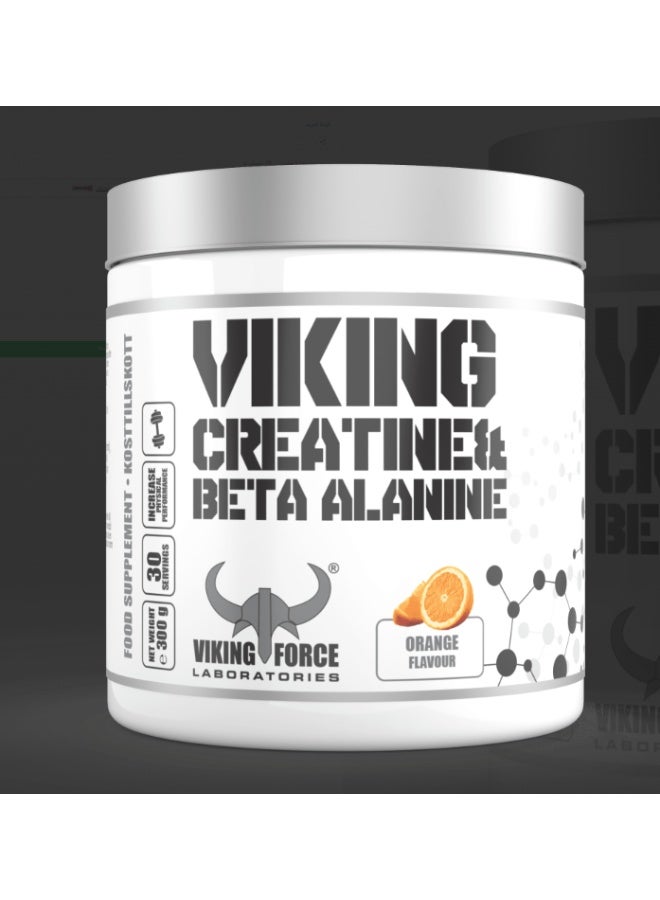 Viking CREATINE AND BETA ALANINE ORANGE 300 G - Image 1