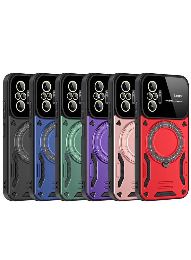 اس-توب جراب هاتف Redmi Note 10 Pro 4G Global ذو نافذة كبيرة مع حامل MagSafe - Image 2