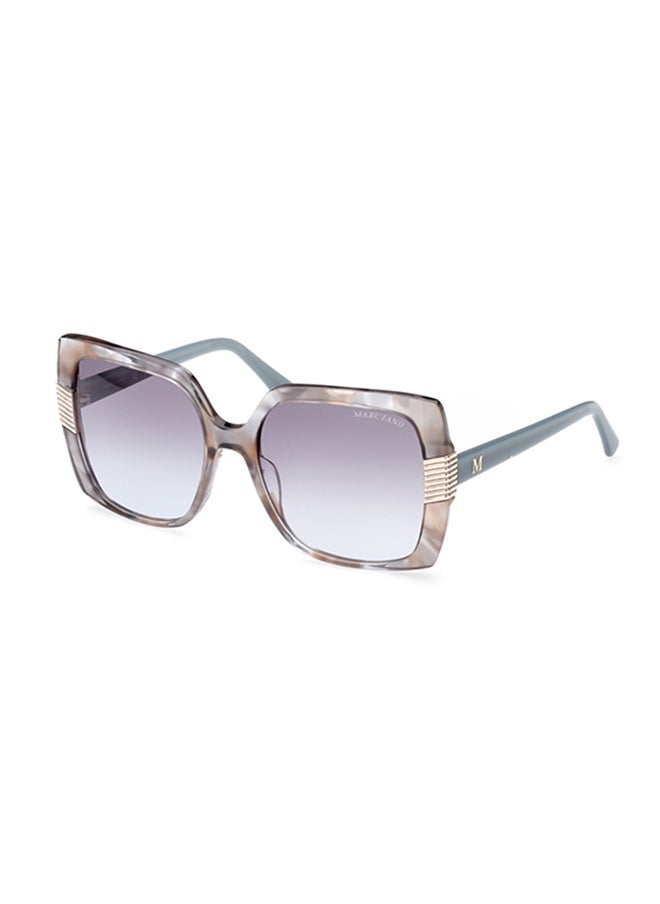GUESS BY MARCIANO Square Sunglasses For Women - Shiny Rose Gold  - Image 1