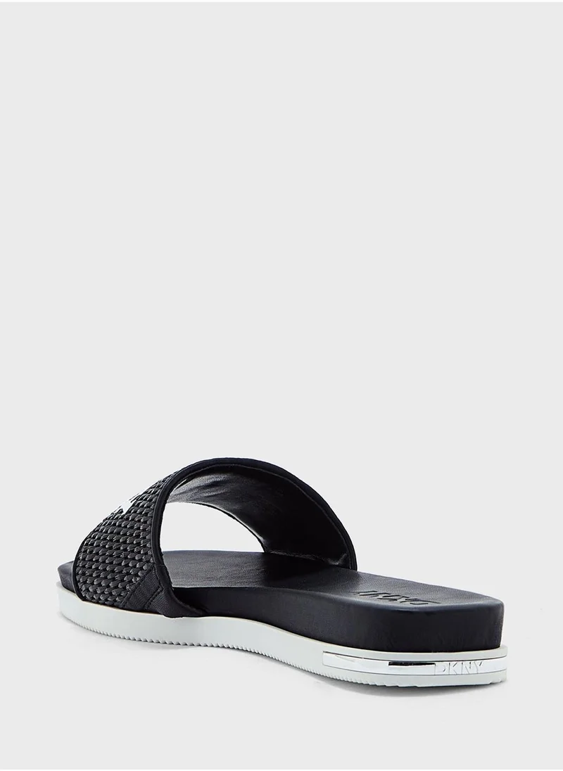 DKNY Joa Flat Slide Sandals