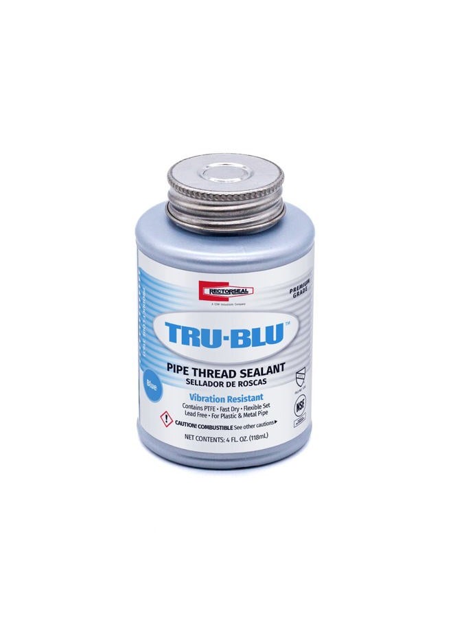 31631 1/4 Pint Brush Top Tru-Blu Pipe Thread Sealant , Blue