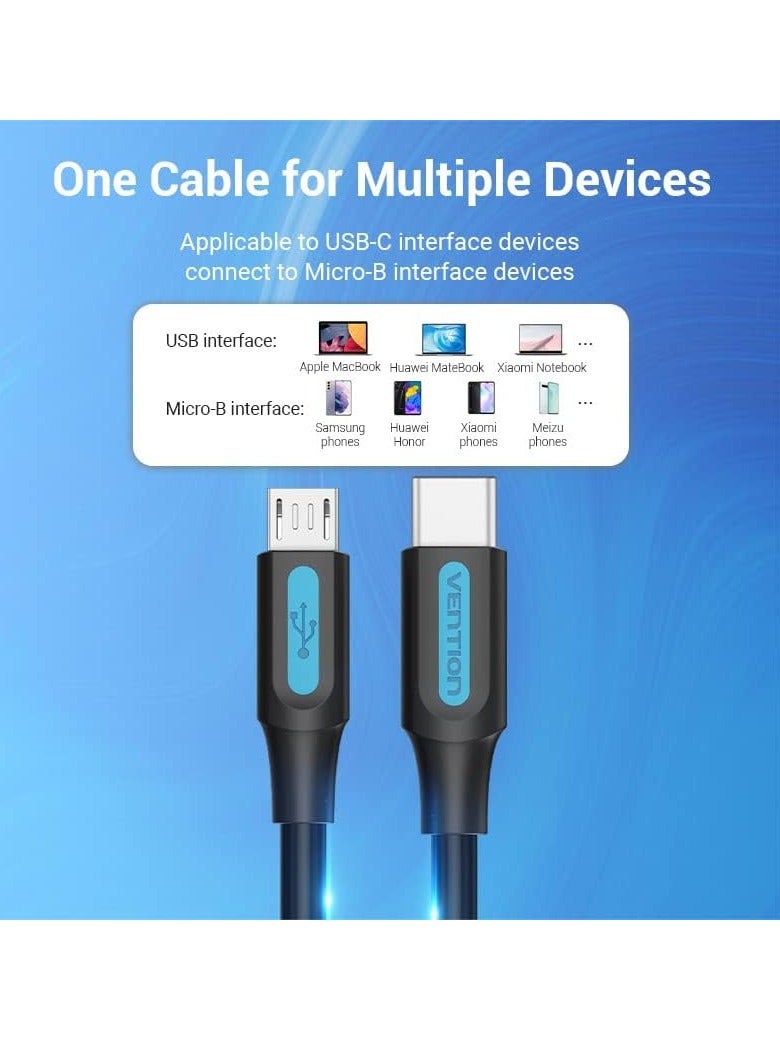 فينشن كابل USB C إلى Micro B من النوع C إلى موصل - Image 3