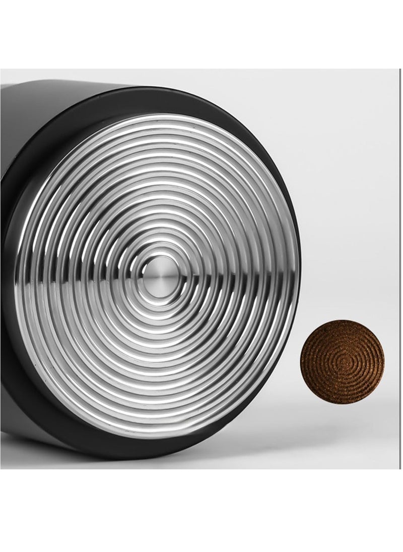 Coffee leveled ripple tamper with needle distributer 51mm