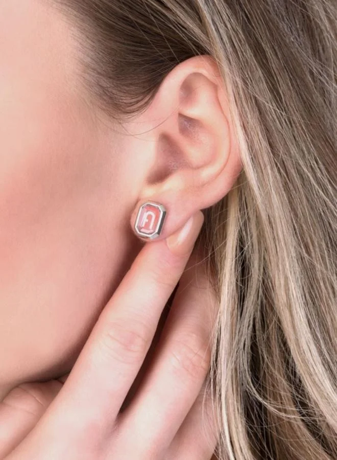 Furla Octagonal Hoop Earrings