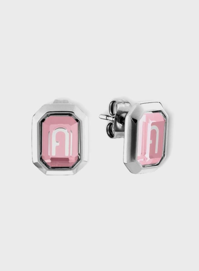 Furla Octagonal Hoop Earrings - Image 1