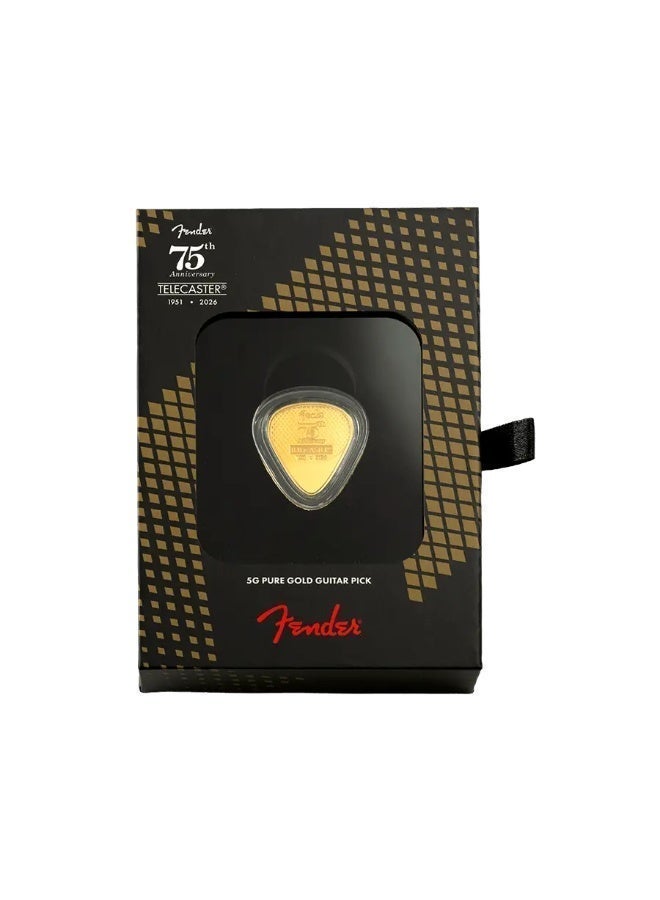 2026 PAMP 75 th Anniversary Fender Tlecaster coin 5 gm 999.9 Gold Coin - Image 1