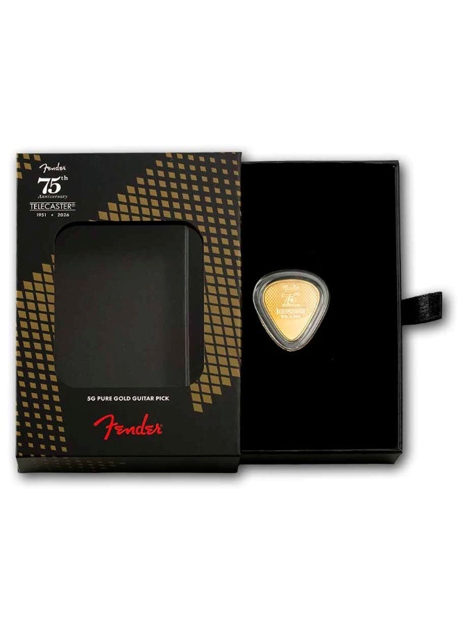 2026 PAMP 75 th Anniversary Fender Tlecaster coin 5 gm 999.9 Gold Coin - Image 4