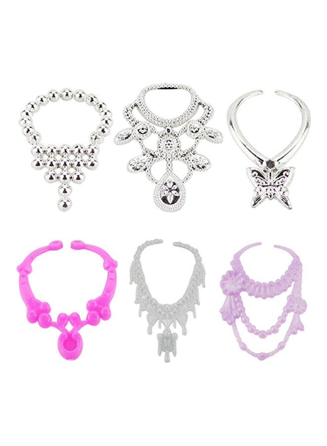 NIBEMINENT 6-Piece/Set Fashion Miniature Collar Chain Pendant Necklace - Image 3