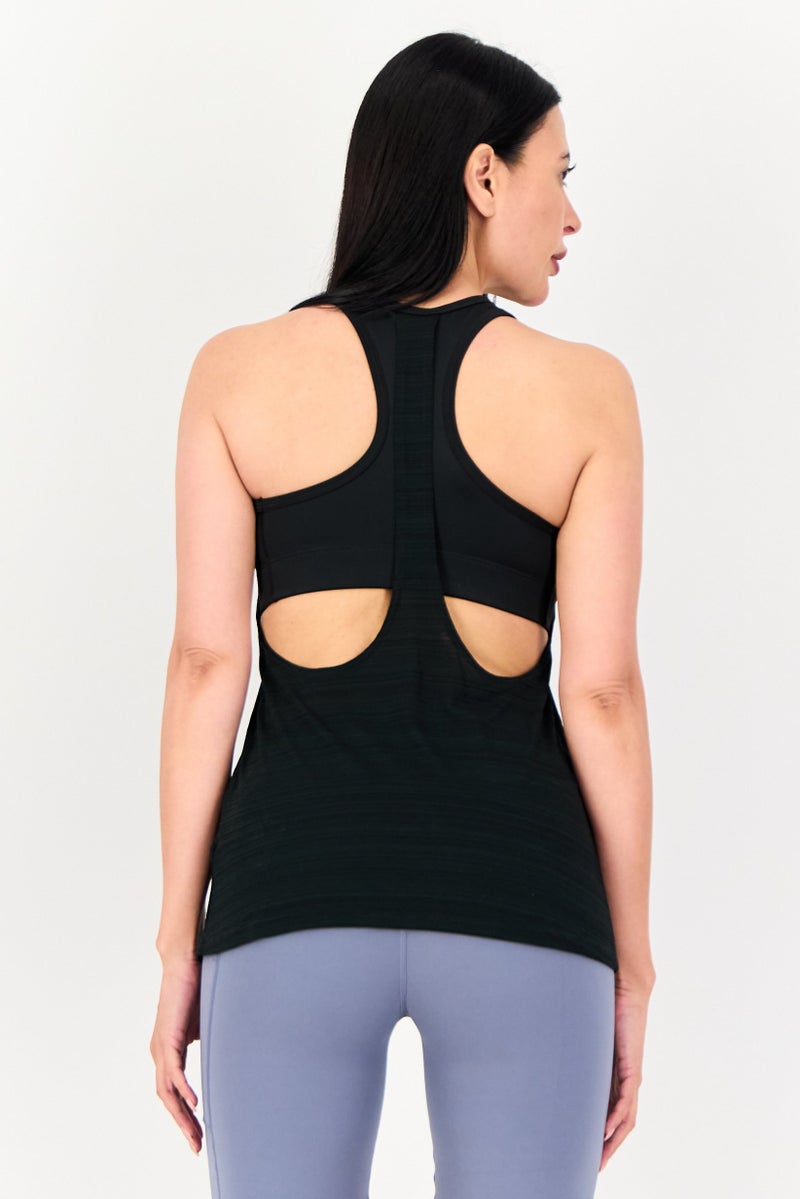 Nike Women Sportswear Fit Sleeveless Training Tank Tops, Black - Image 3