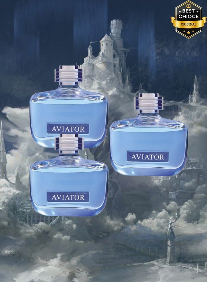 باريس بلو 3 قطع عطر افياتور للرجال 100 مل - Image 1