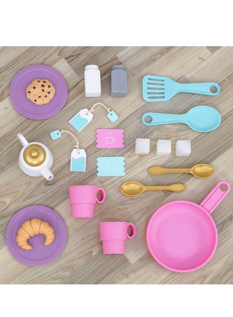 KidKraft Sweet Snack Time Cart & Play Kitchen - Image 5