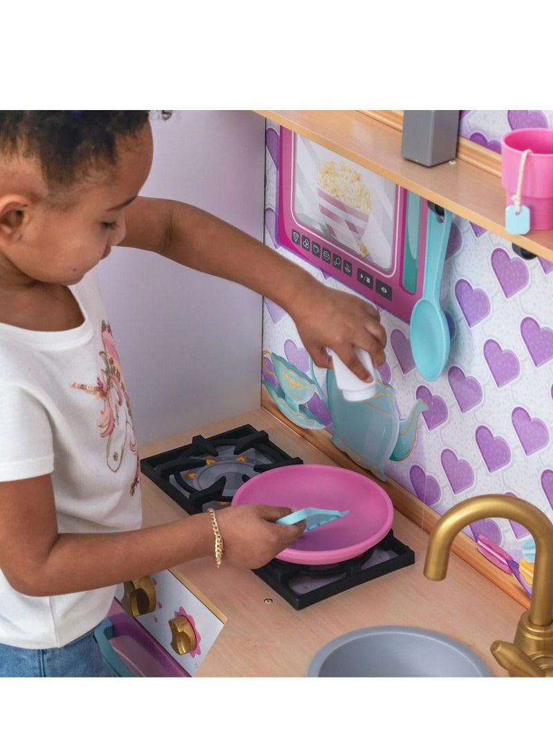 KidKraft Sweet Snack Time Cart & Play Kitchen - Image 2