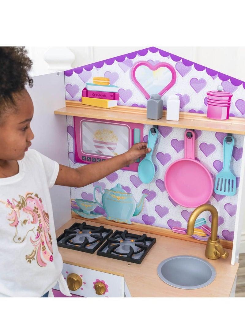 KidKraft Sweet Snack Time Cart & Play Kitchen - Image 4