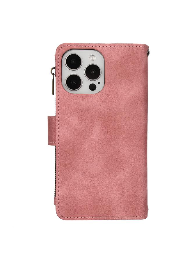 اس-توب جراب لهاتف iPhone 13 Pro Dream 9 - جراب هاتف جلدي مزود بسحاب للبطاقات بتقنية RFID مع حبل قصير - Image 3