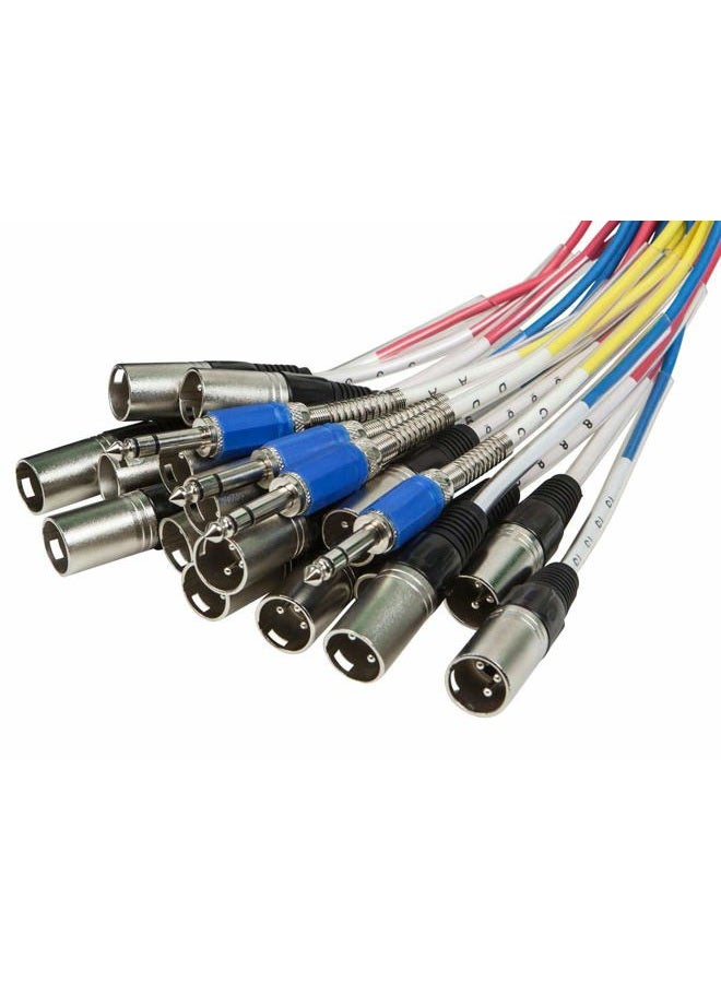 Monoprice 20-Channel Snake & 16 XLR x 4 TRS Stage Box - 100 Feet With 16 Downstream and 4 Upstream Connections - Black - Image 4