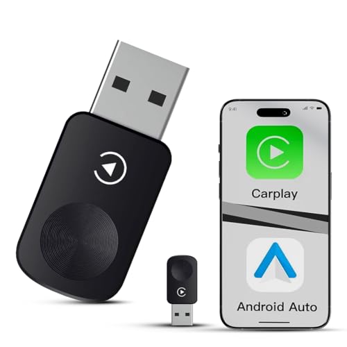 Pronod Wireless Carplay Adapter Revv Edition | Android Auto Wireless Adapter with USB A & USB C Support| Auto Connect & Stable Performance | OEM Control Compatible | 12 Months Warranty- Plug & Play - Image 1