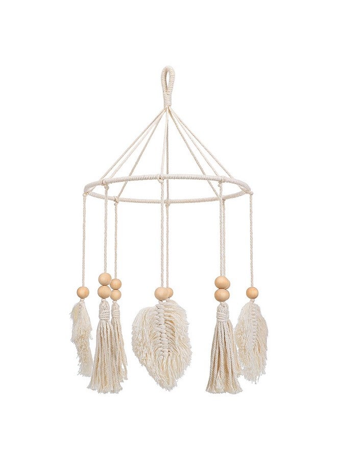 Vosarea Boho Crib Mobile Handmade Neutral Crib Mobile Hanging Ceiling Mobile Nursery Decoration for Nursery Room Decor - Image 1