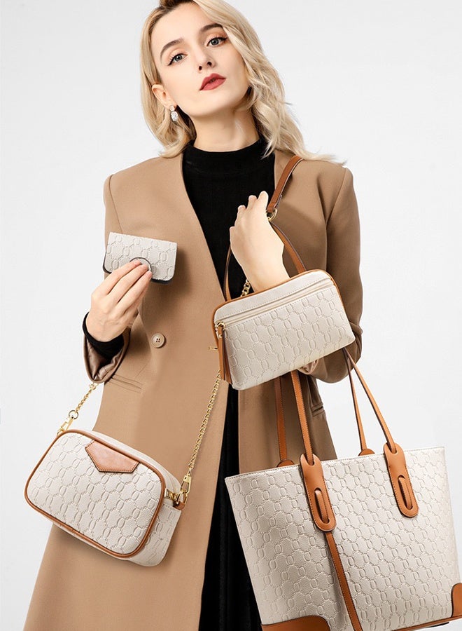 general New Fashionable Large Capacity Detachable Inner Bags Single Shoulder Tote Bag (4-Piece Set) - Image 2