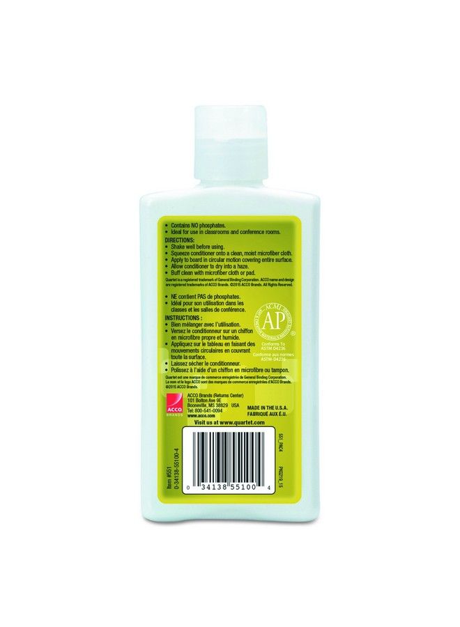 Quartet 551 منظف ومكيف السبورة البيضاء للألواح القابلة للمسح الجاف، زجاجة سعة 8 أونصة - Image 3