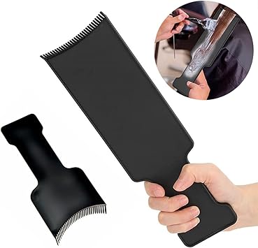 2PCS Hair Dye Board Highlighting Board with Teeth Flat Top Comb Board Hair Dye Kit for Hair Dye Salon Home Multicolor Hair Coloring - Image 3