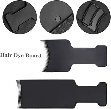 2PCS Hair Dye Board Highlighting Board with Teeth Flat Top Comb Board Hair Dye Kit for Hair Dye Salon Home Multicolor Hair Coloring - Image 5