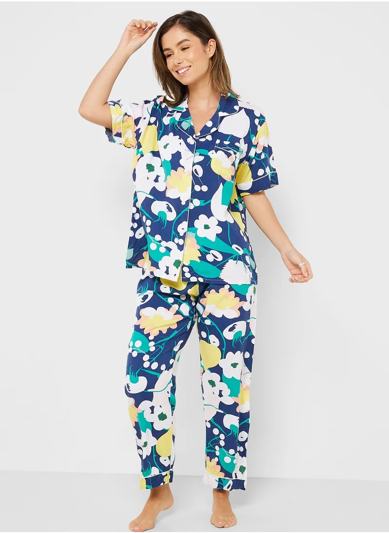 Ginger Printed Pyjama Set