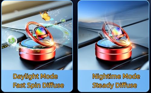 eaonitu Solar System Fidget Spinner, Lucky Car Decoration, Home Office & Automotive Accessories, Parents Day Birthday Gift Exchange, Automatic Sun Powered Aroma Diffuser, Perfume Not Included (Galaxy Black) - Image 4