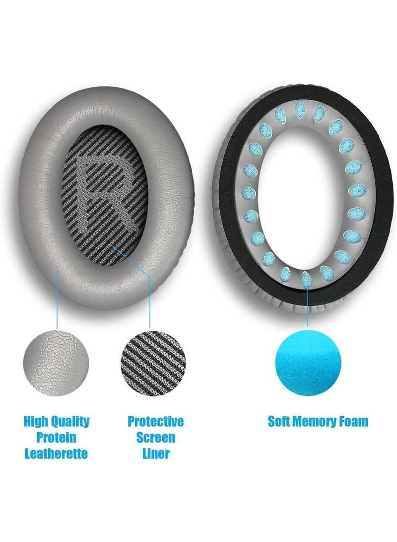 وسادات أذن بديلة لسماعات الرأس – وسائد إسفنجية ناعمة مريحة بتصميم احترافي لتجديد سماعتك القديمة، سهلة التركيب مع تعليمات واضحة، توفر عزل صوت محسّن وراحة طويلة أثناء الاستخدام – بدائل مثالية لمعظم أنواع سماعات الرأس - Image 4
