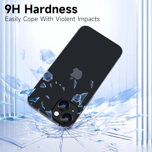 CELLMASTER iPhone 15 Camera Lens Protector Compatible for 15/15 Plus iPhone Accessories Black - Image 2