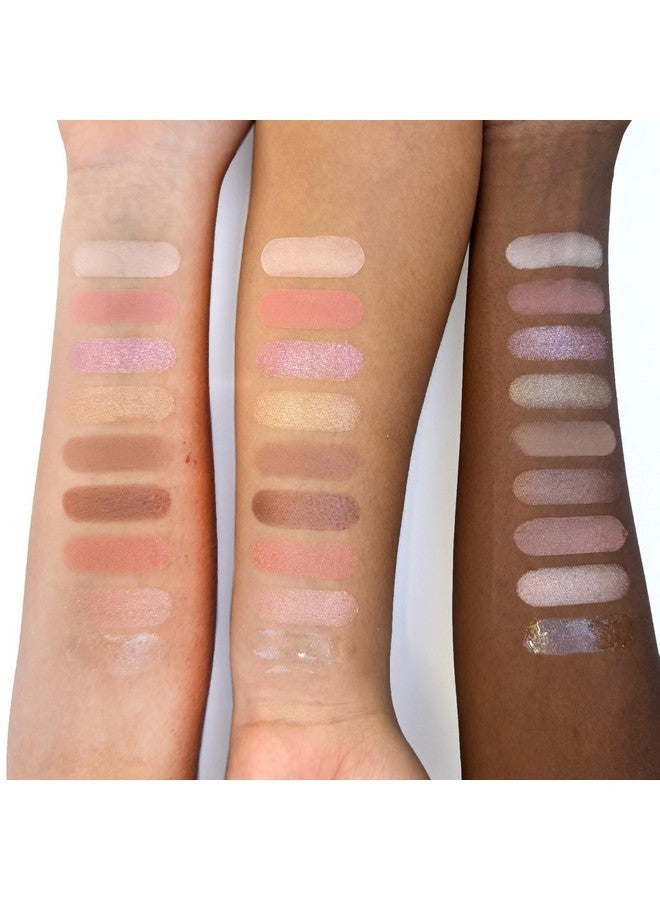 Petite 'N Pretty Petite N Pretty Beginner CactiCali Makeup Set for Kids, Teens, & Tweens - Natural Eyeshadow and Cheek Makeup Palette & 10k Shine Lip Gloss (Diamond Heist)  - Image 5