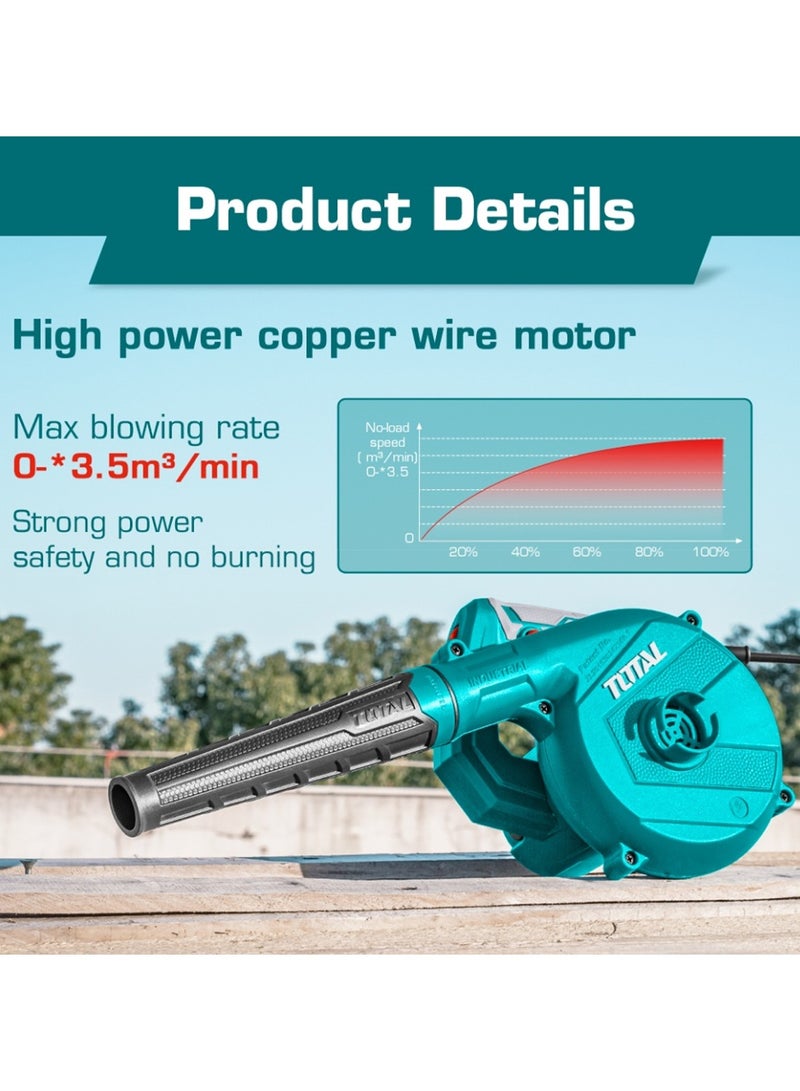 TOTAL 600W  High-Efficiency Aspirator Blower 220V  with Dust Collection Bag TOTAL TB2066 - Image 5