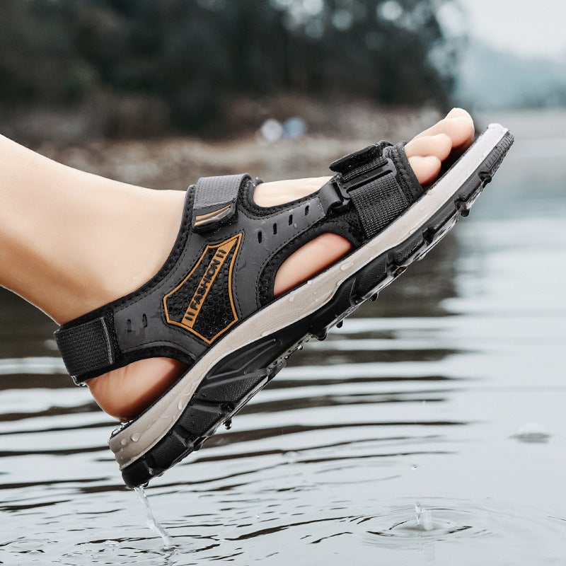 Sandals Men'S Summer Outdoor Sports Soft Bottom Non-Slip Wading Beach Shoes For Boys - Image 2