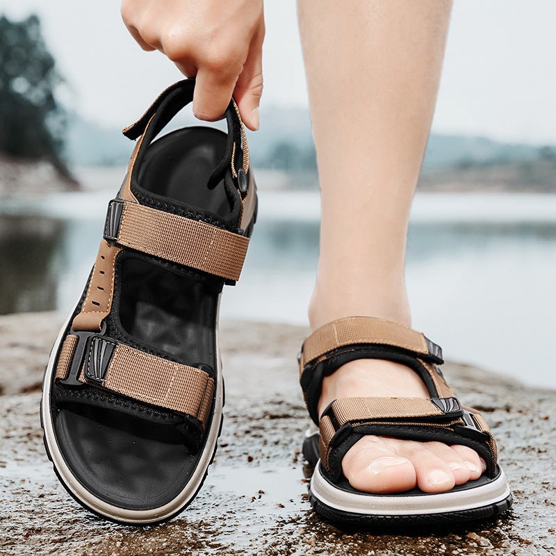 Sandals Men'S Summer Outdoor Sports Soft Bottom Non-Slip Wading Beach Shoes For Boys - Image 4
