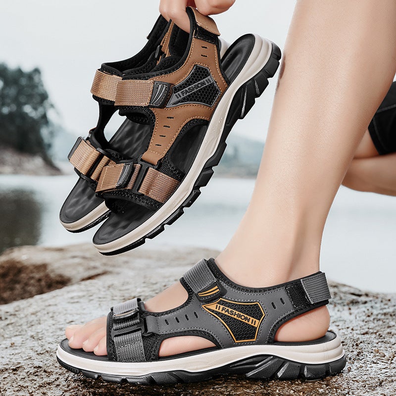 Sandals Men'S Summer Outdoor Sports Soft Bottom Non-Slip Wading Beach Shoes For Boys - Image 5