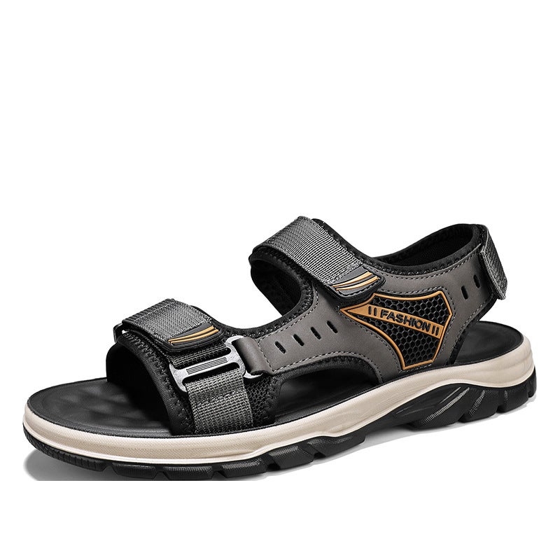 Sandals Men'S Summer Outdoor Sports Soft Bottom Non-Slip Wading Beach Shoes For Boys - Image 1