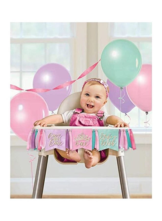 NIBEMINENT Once Upon A Time Pennant Banner High Chair Decorating Kit - Image 1