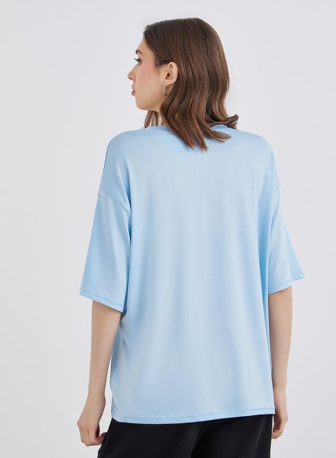 Take Two Slogan Print Regular Fit T-Shirt - Image 4