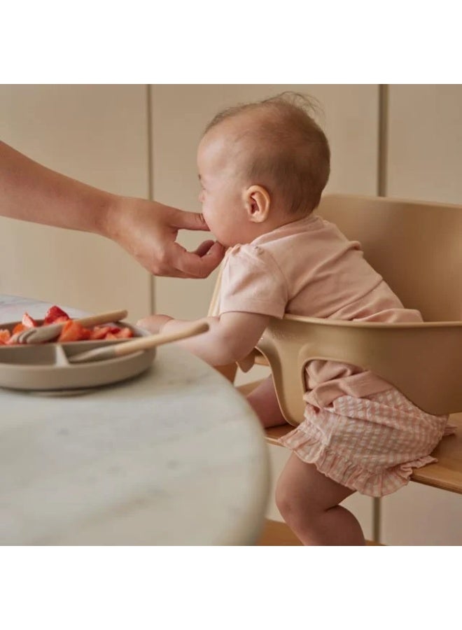 Dirkje Girls T-Shirt Coral Pink Buttons - Image 3