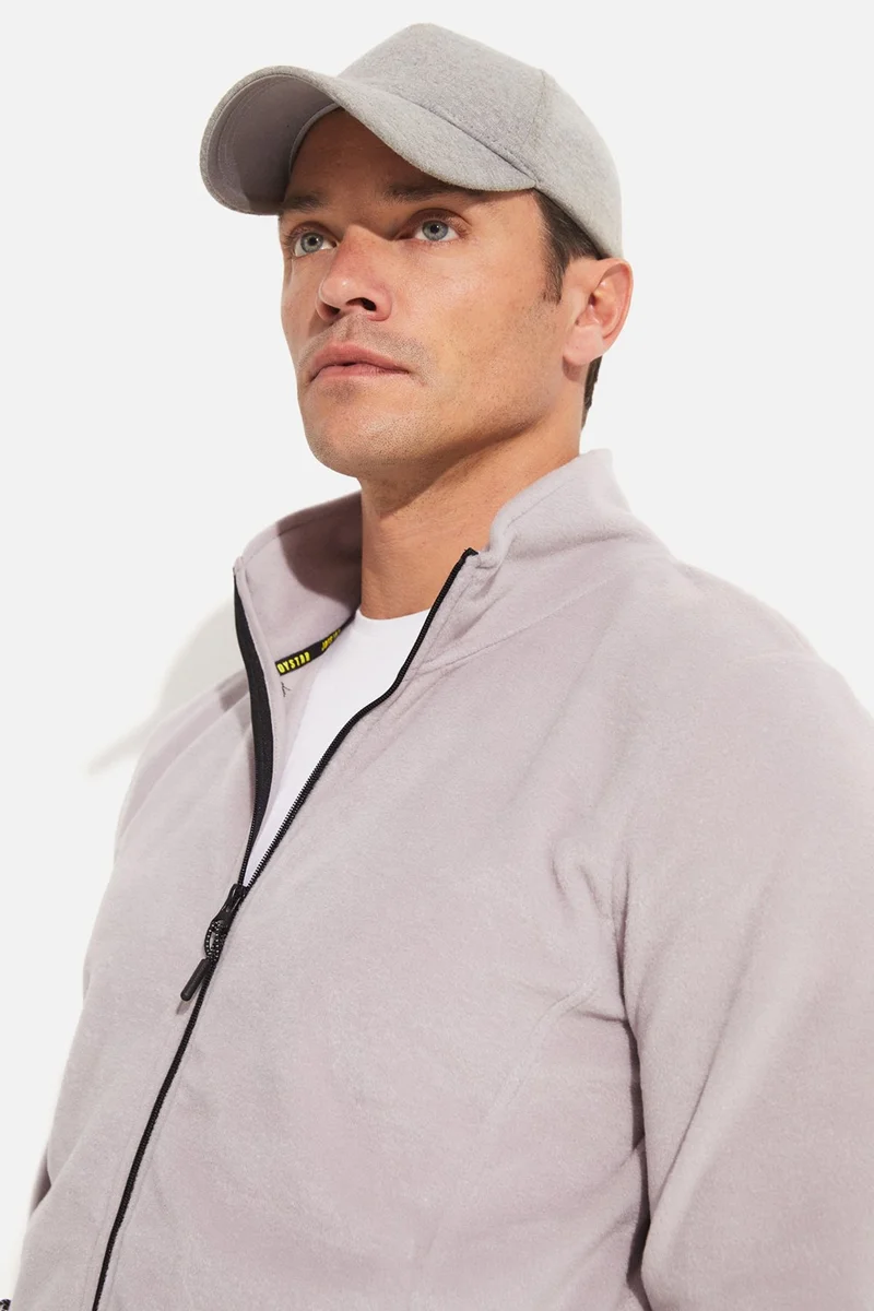 JOYSTAR Men's Regular Fit Zippered Fleece Sweatshirt