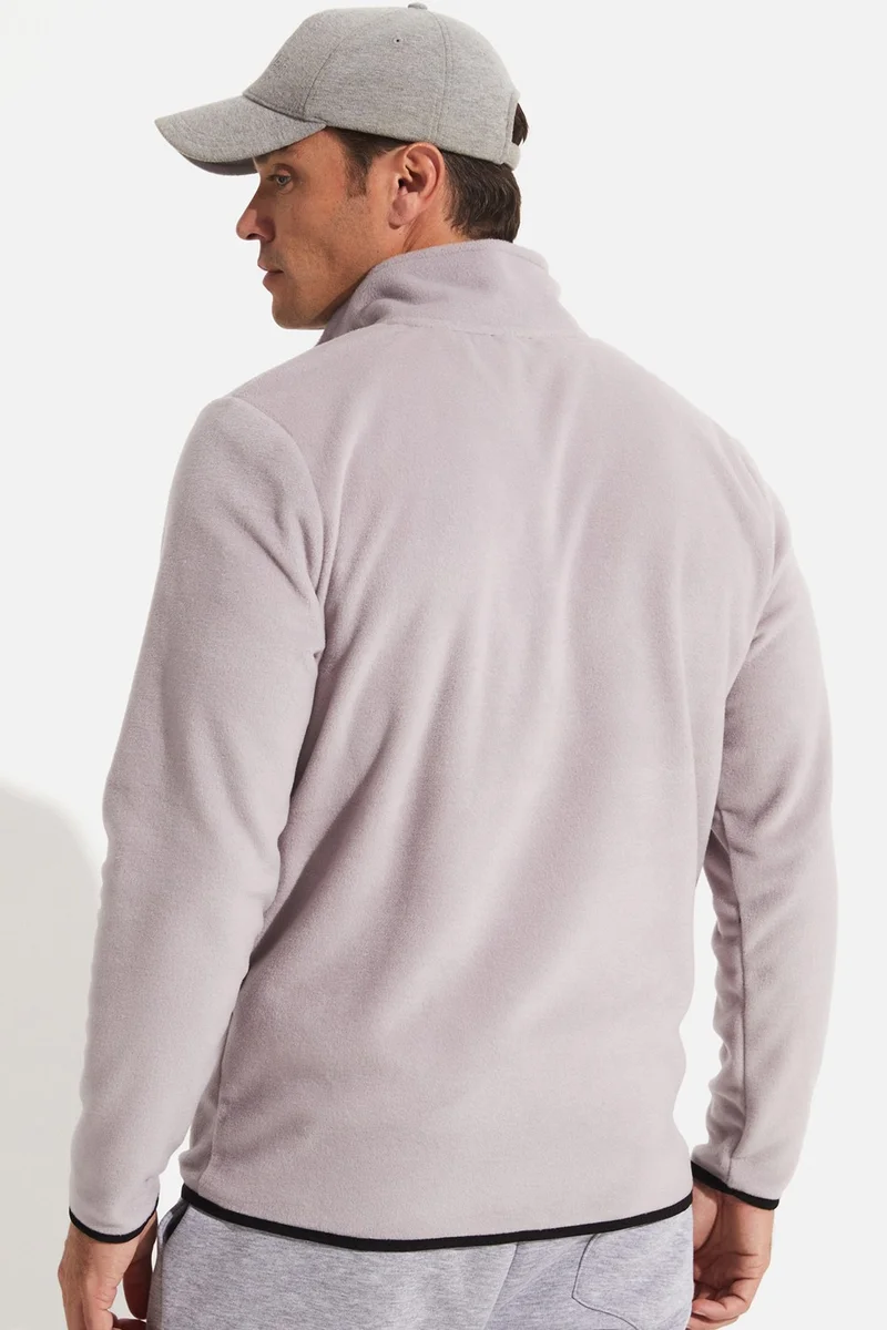 JOYSTAR Men's Regular Fit Zippered Fleece Sweatshirt