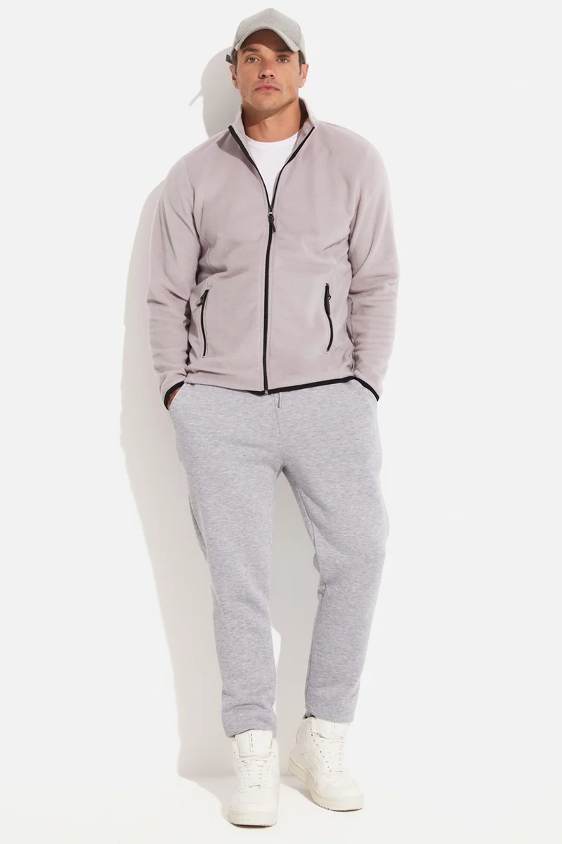 JOYSTAR Men's Regular Fit Zippered Fleece Sweatshirt