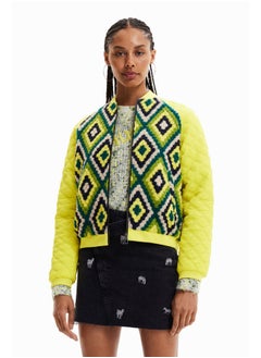 Padded wool jacket