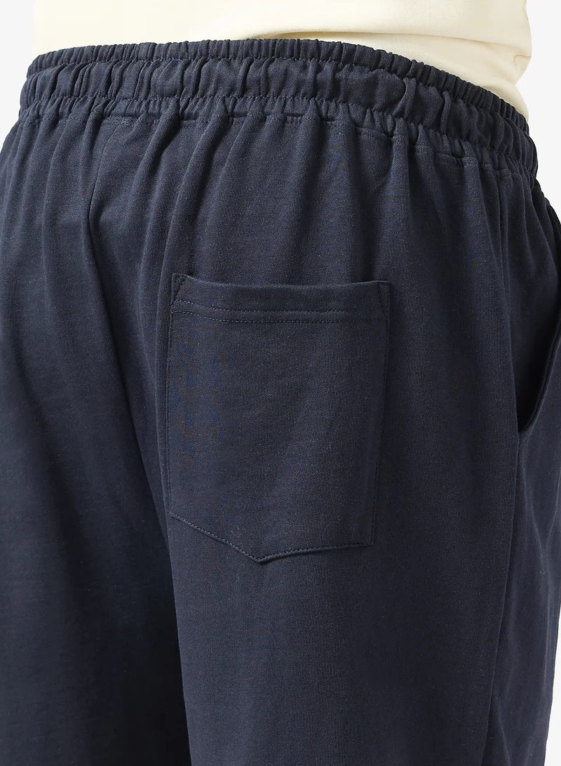 Seventy Five Text Print Oversized Joggers