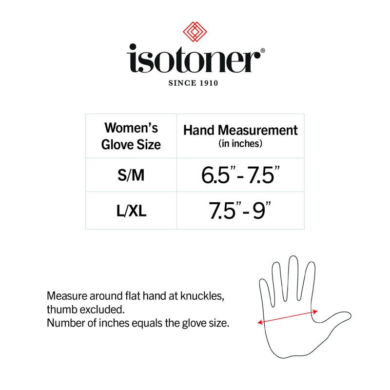 isotoner Women's Water Repellent Shortie Spandex Touchscreen Gloves with Rib Knit Cuff - Image 5